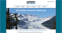 Desktop Screenshot of epicchartersalaska.com